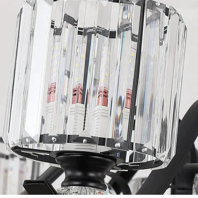 Living Room Crystal Chandelier Modern Simple Light Luxury Restaurant Atmospheric Lamp