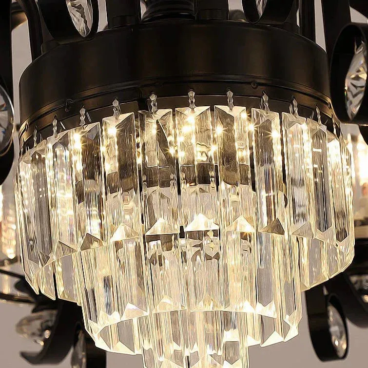 Living Room Crystal Chandelier Modern Simple Light Luxury Restaurant Atmospheric Lamp