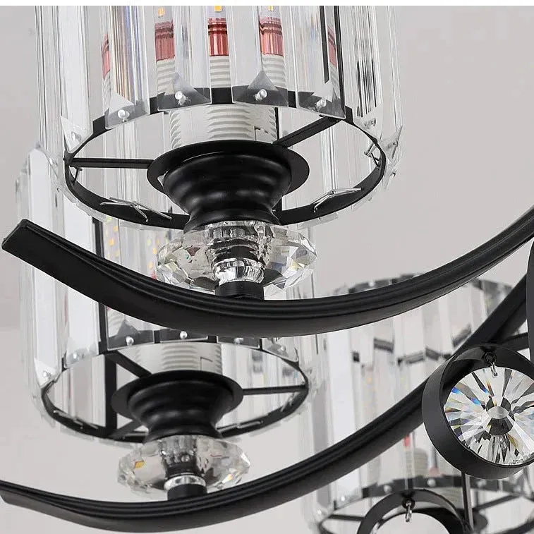 Living Room Crystal Chandelier Modern Simple Light Luxury Restaurant Atmospheric Lamp