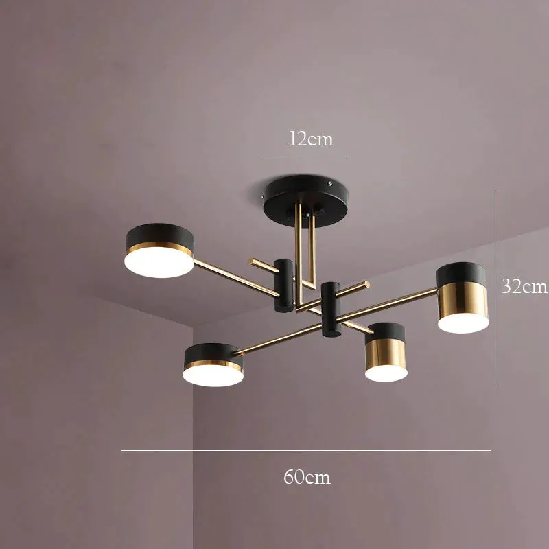 Living Room Light Luxury Bedroom Chandelier Modern Minimalist Hall Household Lamps