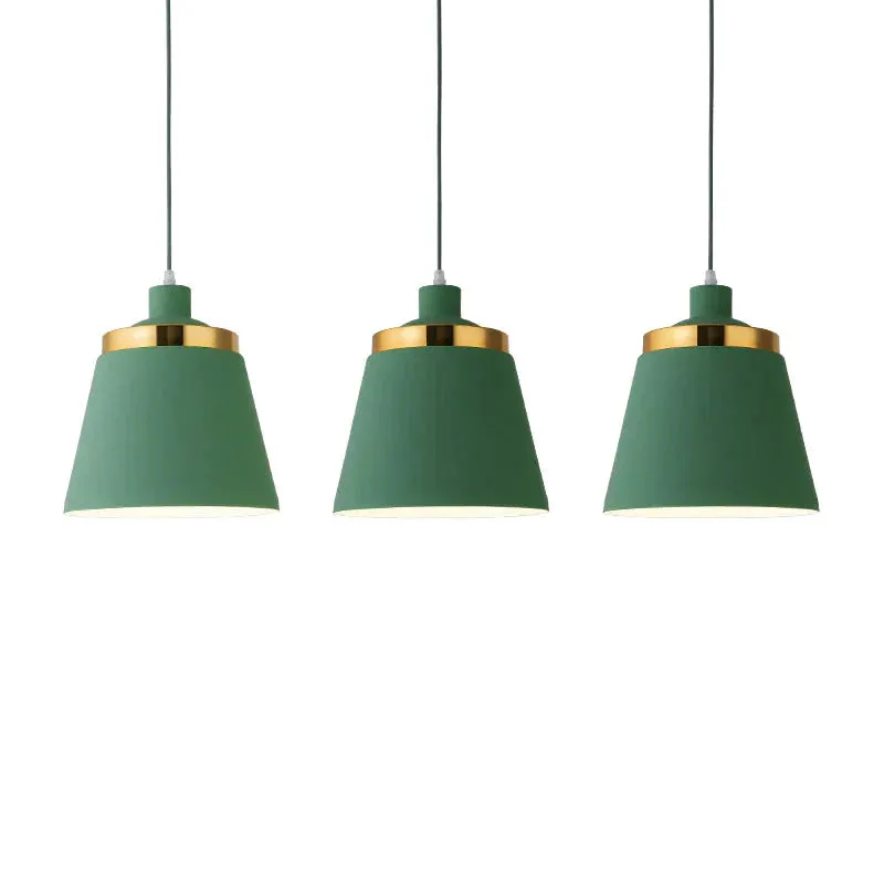 Macaroon Simple Multi-color Dining Table Creative Dining Chandelier Bedroom Hotel Room Kitchen Bar Dining Room Chandelier