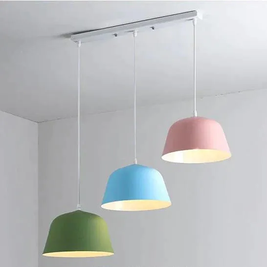 Maccaron Restaurant Three-headed Chandelier Creative Personality Lamps