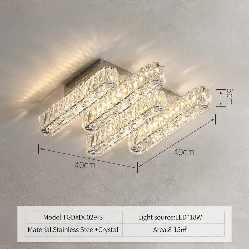 Mansion K9 Crystal Ceiling Chandelier LED Dimmable Lighting