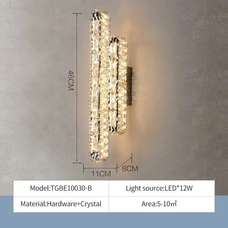 Mansion K9 Crystal Ceiling Chandelier LED Dimmable Lighting