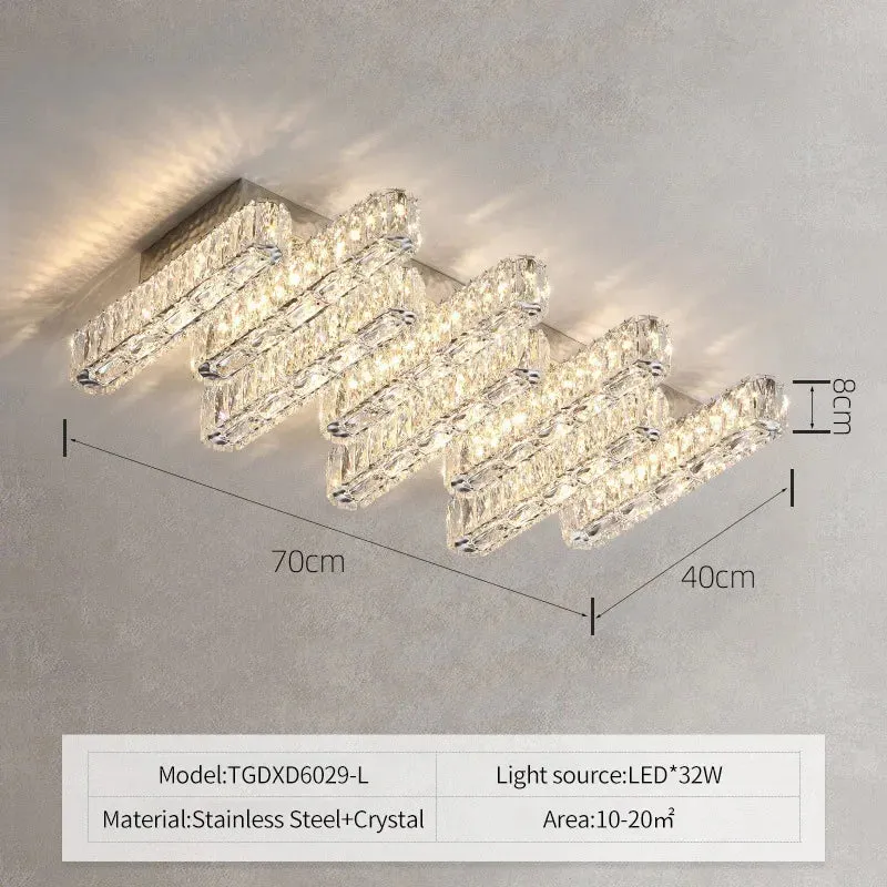 Mansion K9 Crystal Ceiling Chandelier LED Dimmable Lighting