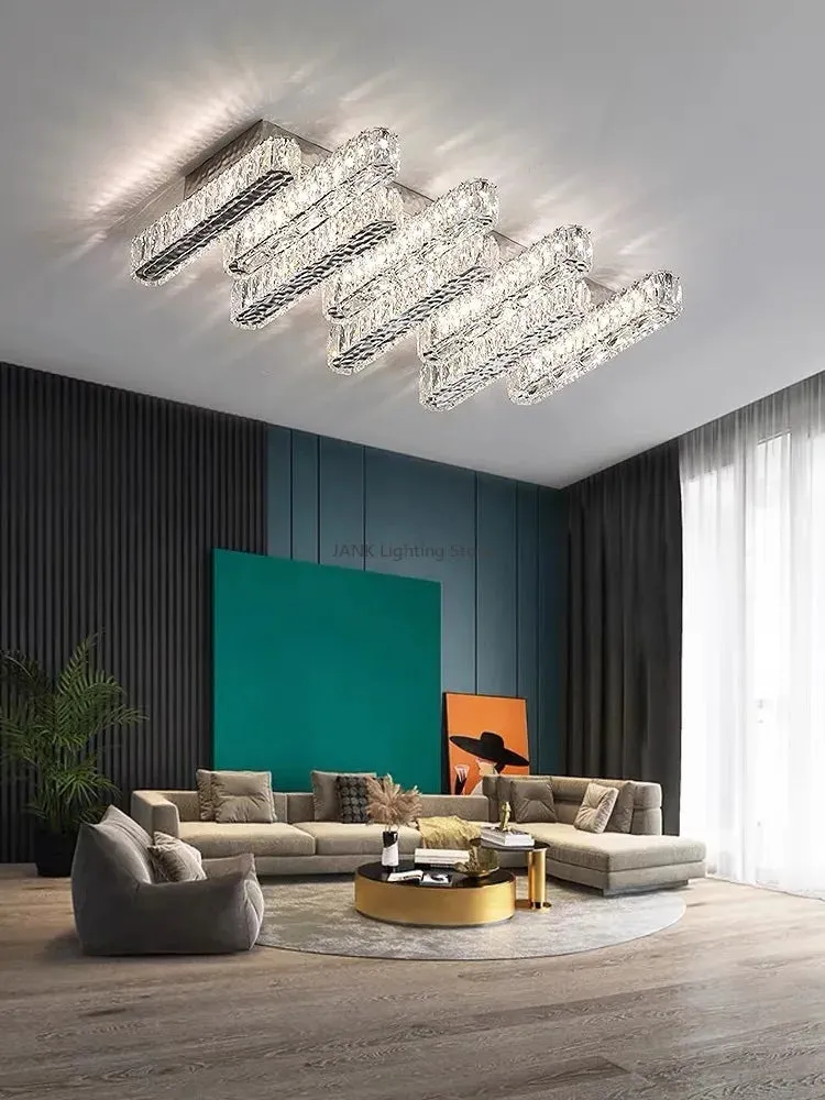 Mansion K9 Crystal Ceiling Chandelier LED Dimmable Lighting