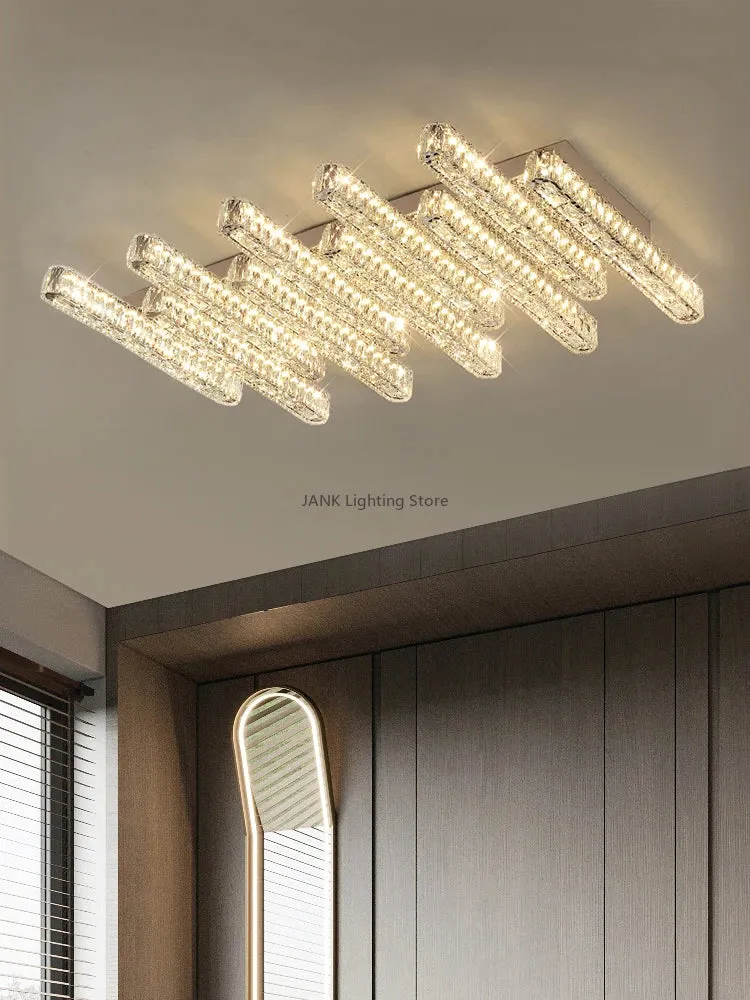 Mansion K9 Crystal Ceiling Chandelier LED Dimmable Lighting