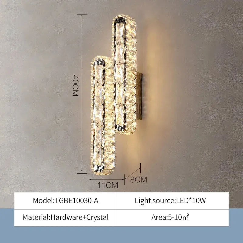 Mansion K9 Crystal Ceiling Chandelier LED Dimmable Lighting