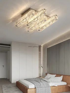 Mansion K9 Crystal Ceiling Chandelier LED Dimmable Lighting