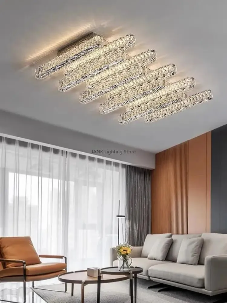 Mansion K9 Crystal Ceiling Chandelier LED Dimmable Lighting