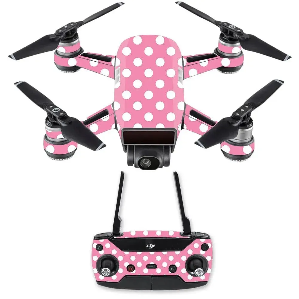 MightySkins DJSPCMB-Mini Dots Skin Decal for DJI Spark Mini Drone Comb