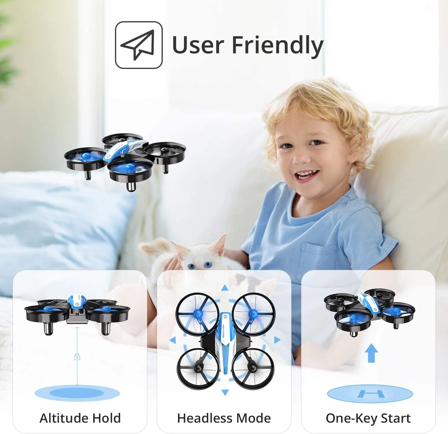 Mini Drone for Kids and Beginners