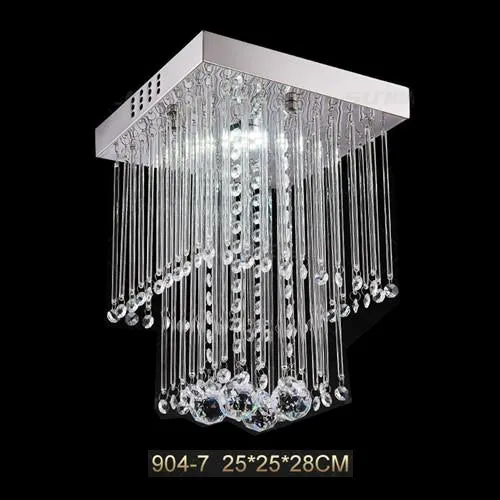 Modern Crystal LED Pendant Light Fixture For Indoor Lamp lamparas De Techo Surface Mounting Pendant Lamp For Bedroom Dining Room