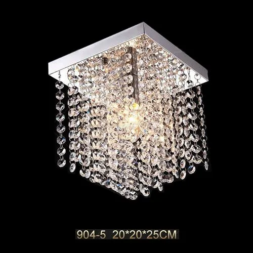 Modern Crystal LED Pendant Light Fixture For Indoor Lamp lamparas De Techo Surface Mounting Pendant Lamp For Bedroom Dining Room