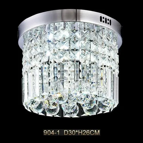 Modern Crystal LED Pendant Light Fixture For Indoor Lamp lamparas De Techo Surface Mounting Pendant Lamp For Bedroom Dining Room