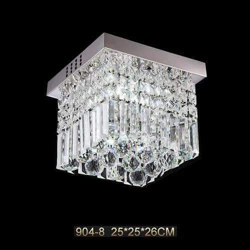 Modern Crystal LED Pendant Light Fixture For Indoor Lamp lamparas De Techo Surface Mounting Pendant Lamp For Bedroom Dining Room