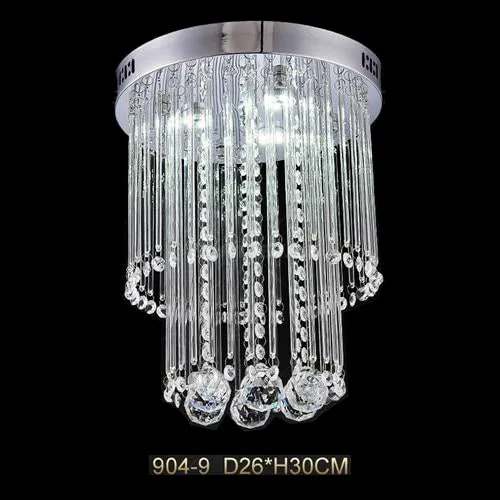 Modern Crystal LED Pendant Light Fixture For Indoor Lamp lamparas De Techo Surface Mounting Pendant Lamp For Bedroom Dining Room