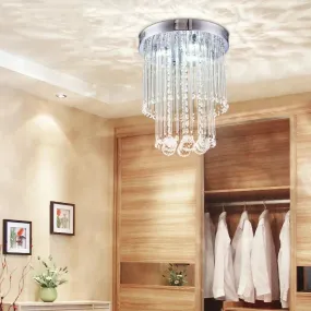 Modern Crystal LED Pendant Light Fixture For Indoor Lamp lamparas De Techo Surface Mounting Pendant Lamp For Bedroom Dining Room