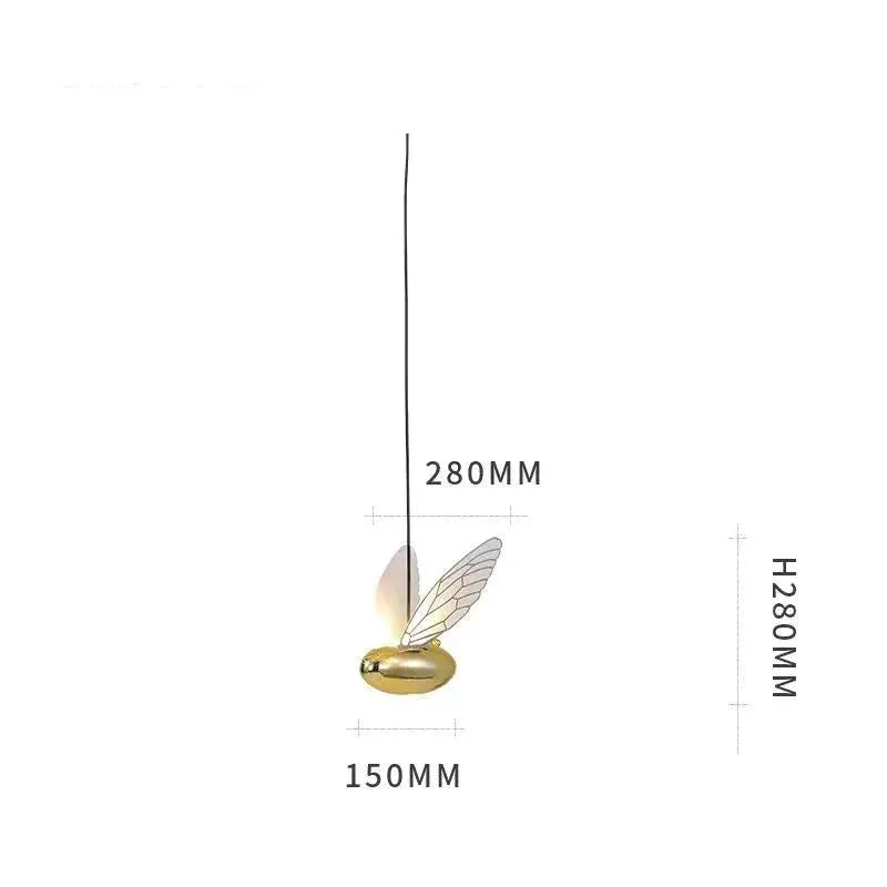 Modern Simple Living Room Bee Chandelier Stair Decoration LED Lamps