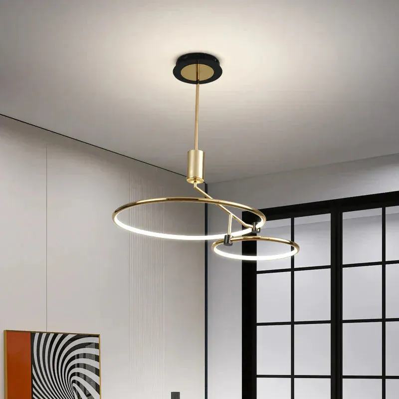 New Minimalist Chandelier Light Luxury Lamps Dining Room Lights Modern Minimalist Led Light In The Bedroom Round Room Lights