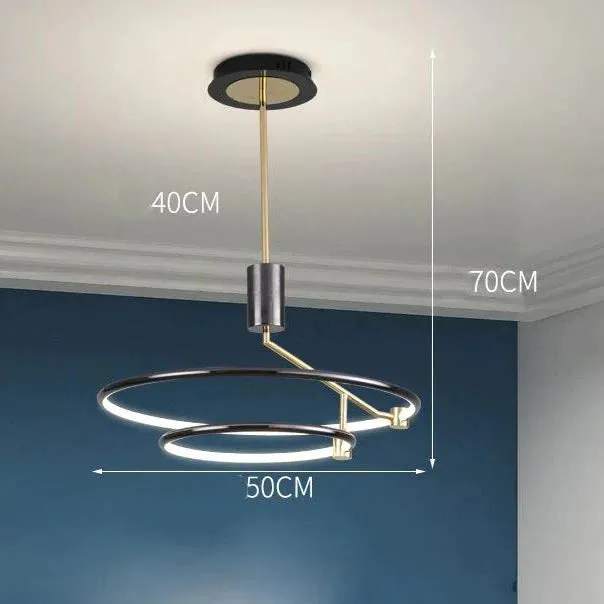 New Minimalist Chandelier Light Luxury Lamps Dining Room Lights Modern Minimalist Led Light In The Bedroom Round Room Lights
