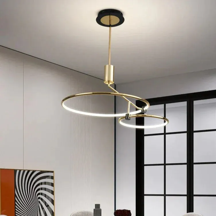 New Minimalist Chandelier Light Luxury Lamps Dining Room Lights Modern Minimalist Led Light In The Bedroom Round Room Lights