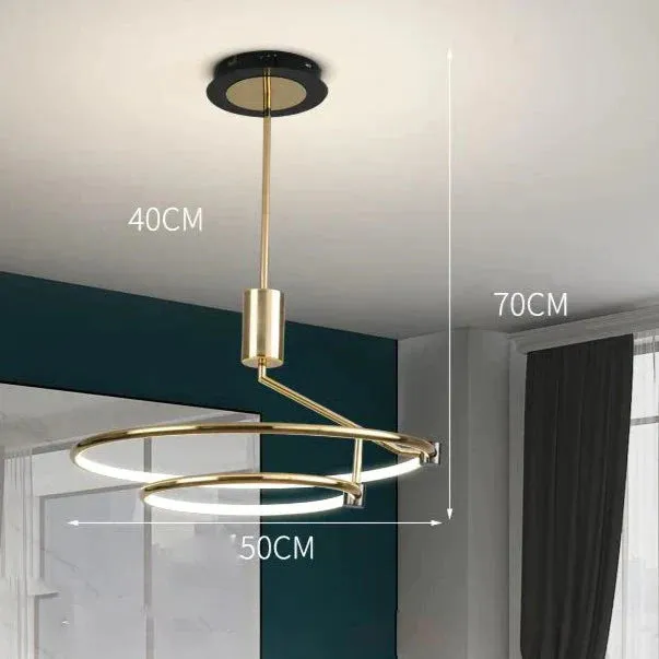 New Minimalist Chandelier Light Luxury Lamps Dining Room Lights Modern Minimalist Led Light In The Bedroom Round Room Lights