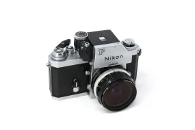 Nikon F 35mm Film Camera with lens