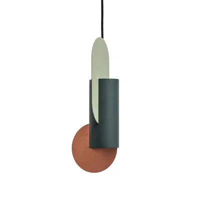 Nordic Creative Personality Color Matching Single Small Chandelier Designer's Office Model Room Soft Dining Room Bedside Chandelier