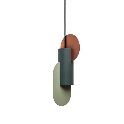 Nordic Creative Personality Color Matching Single Small Chandelier Designer's Office Model Room Soft Dining Room Bedside Chandelier