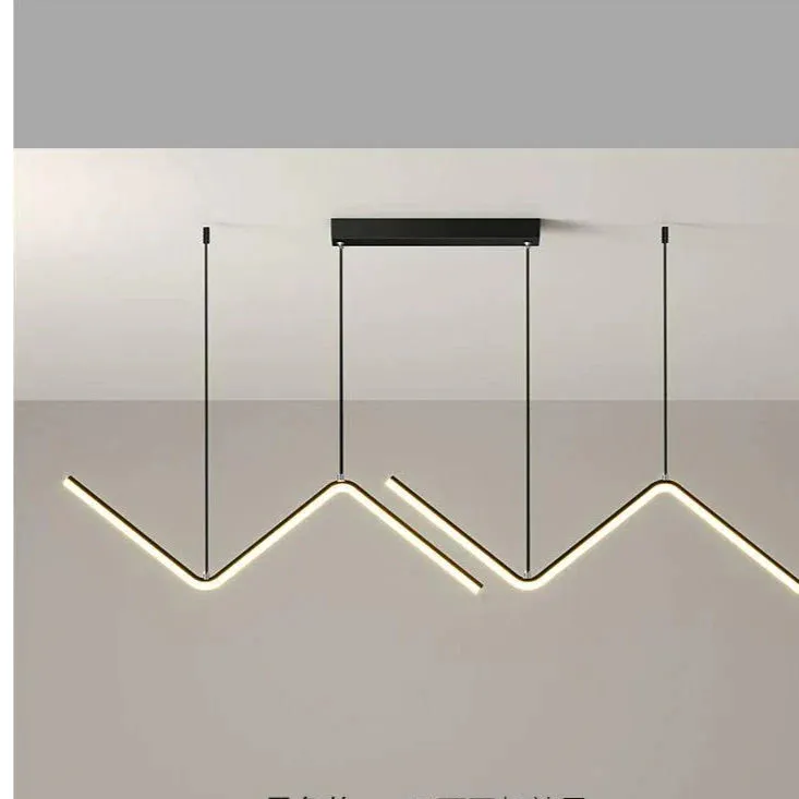 Nordic Minimalist Line Lamp Restaurant Chandelier Modern Simple Designer Net Red Lighting Bar Table Lamp Creative Lamp