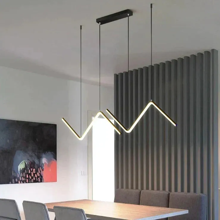 Nordic Minimalist Line Lamp Restaurant Chandelier Modern Simple Designer Net Red Lighting Bar Table Lamp Creative Lamp