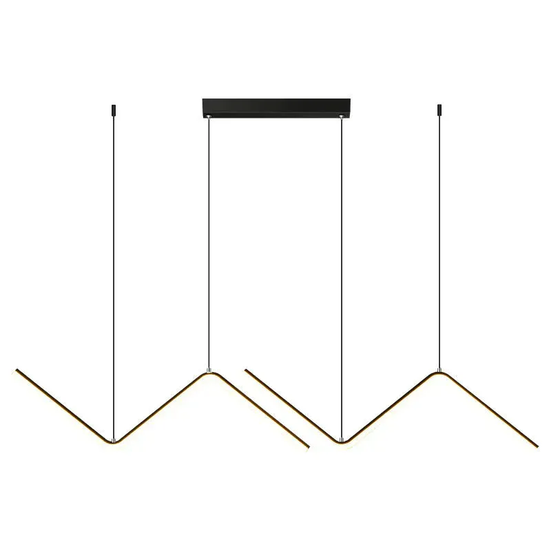 Nordic Minimalist Line Lamp Restaurant Chandelier Modern Simple Designer Net Red Lighting Bar Table Lamp Creative Lamp