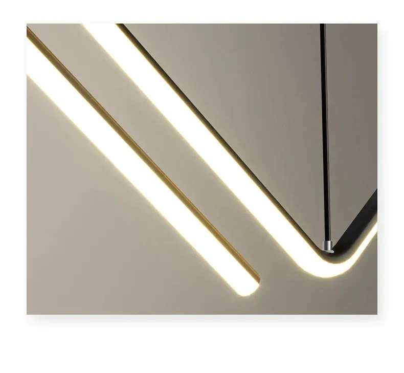 Nordic Minimalist Line Lamp Restaurant Chandelier Modern Simple Designer Net Red Lighting Bar Table Lamp Creative Lamp