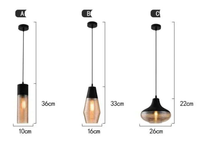 Nordic Restaurant Chandelier Creative Art Personality Modern Minimalist Coffee Shop Glass Chandelier