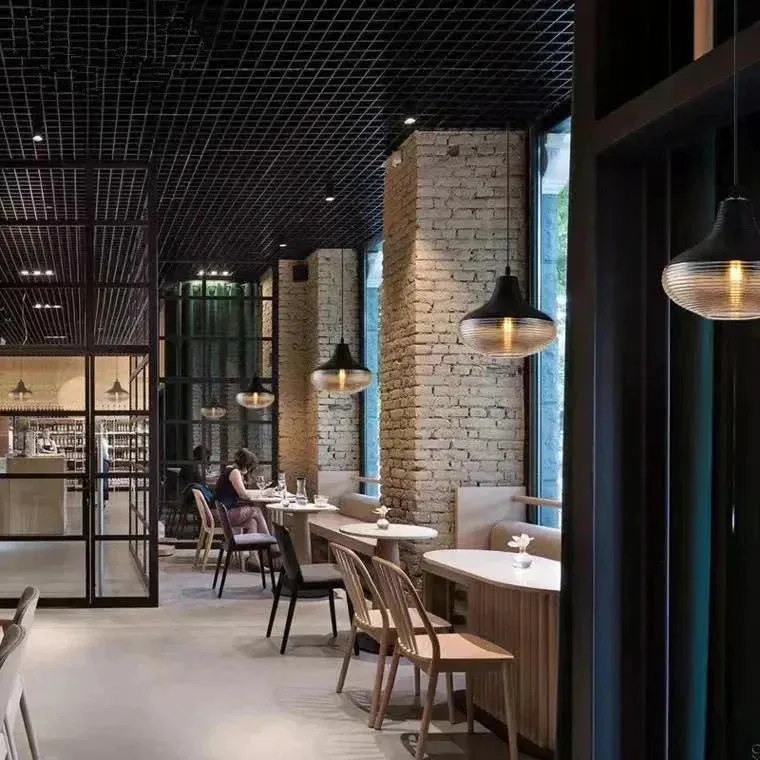 Nordic Restaurant Chandelier Creative Art Personality Modern Minimalist Coffee Shop Glass Chandelier