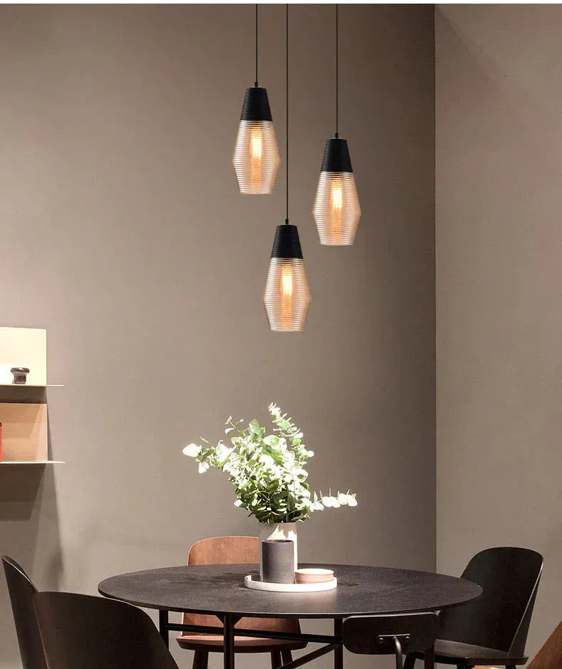Nordic Restaurant Chandelier Creative Art Personality Modern Minimalist Coffee Shop Glass Chandelier