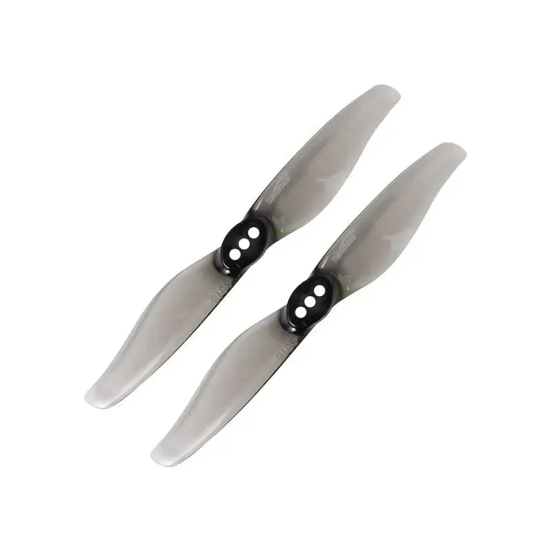 Orange HD 3018 Hurricane PC 2 Blade 1.5mm Propellers 4CW 4CCW - Clear Gray