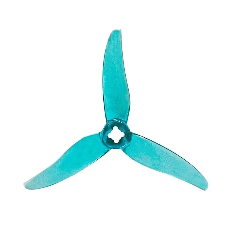 Orange HD 3520 Hurricane PC 3 Blade Propellers 2CW 2CCW – Clear Blue