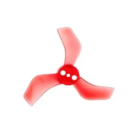 Orange HD 40mm 1635 PC 3 Blade 1.5mm Propellers 4CW 4CCW- Clear Red
