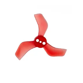 Orange HD 40mm 1635 PC 3 Blade 1mm Propellers 4CW 4CCW- Clear Red