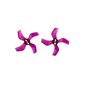 Orange HD 40mm 1636 PC 4 Blade 1.5mm Propellers 4CW 4CCW- Clear Purple
