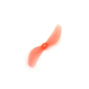 Orange HD 45mm PC 2 Blade 1mm Propellers 4CW 4CCW- Clear Red