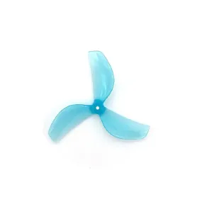 Orange HD 45mm PC 3 Blade 1.5mm Propellers 4CW 4CCW- Clear Blue