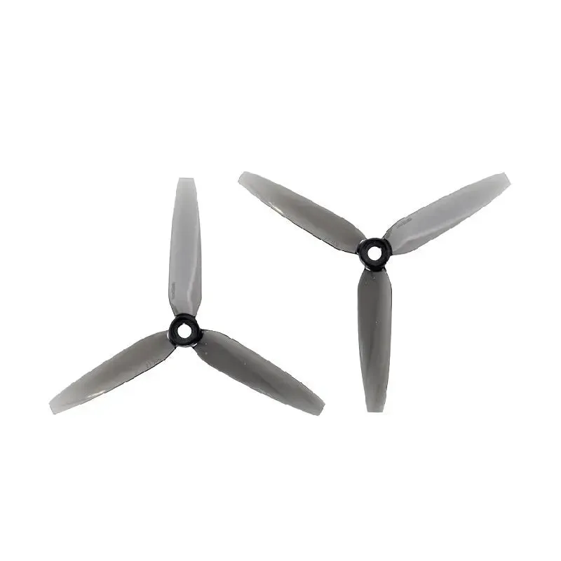 Orange HD 513D 3D PC 3 Blade Propellers 2CW 2CCW – Clear Gray