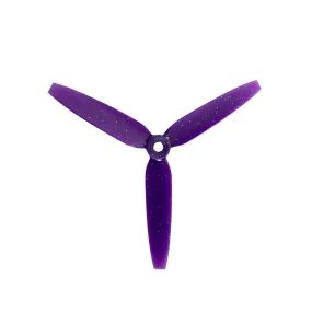 Orange HD 513D 3D PC 3 Blade Propellers 2CW 2CCW – Purple