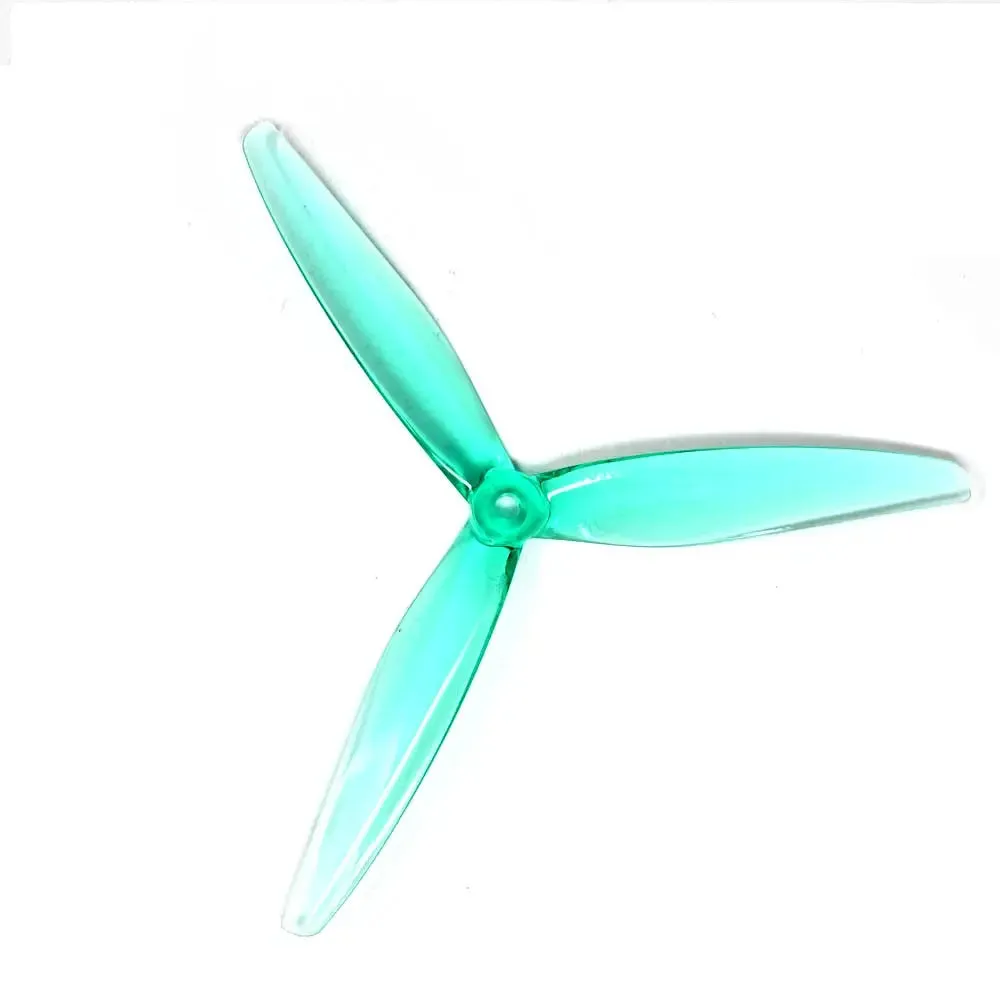 Orange HD 7050 Hurricane PC 3 Blade Propellers 2CW 2CCW – Clear Green