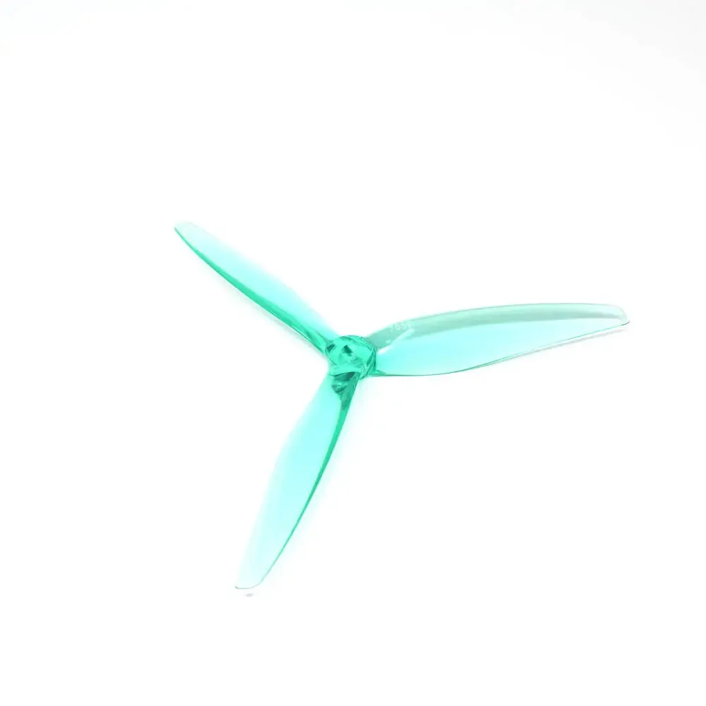 Orange HD 7050 Hurricane PC 3 Blade Propellers 2CW 2CCW – Clear Green