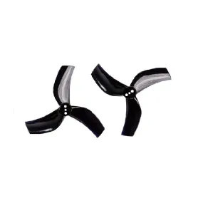 Orange HD D63 Ducted PC 3 Blade 1.5mm Propellers 4CW 4CCW- Black