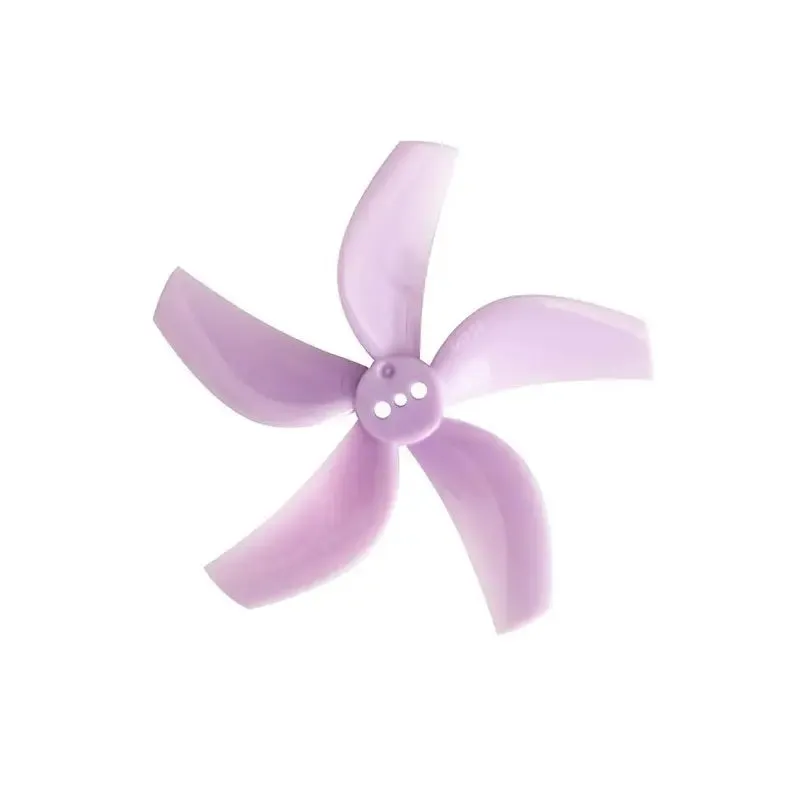 Orange HD D63 Ducted PC 5 Blade 1.5mm Propellers 4CW 4CCW- Purple